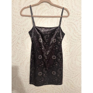 FALL CLEARANCE Urban Outfitters Celestial Print Slip Dress